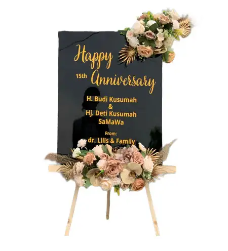 Papan Bunga Akrilik Pipa Reja